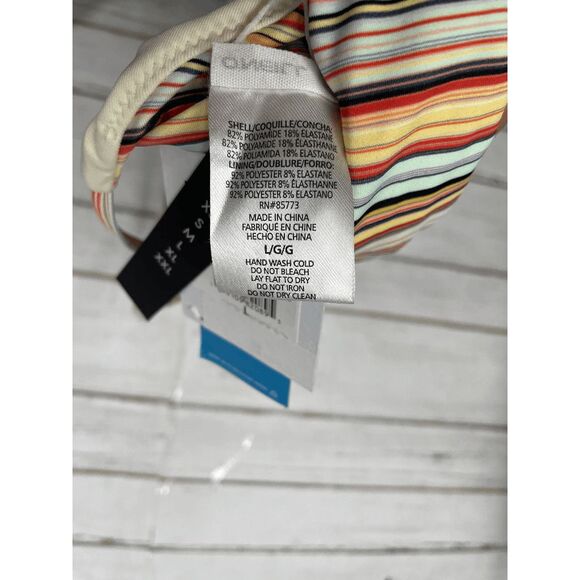 O'Neill Women's Sundance Surfside Bikini Swim Top - Multi Colored L - Picture 4 of 8